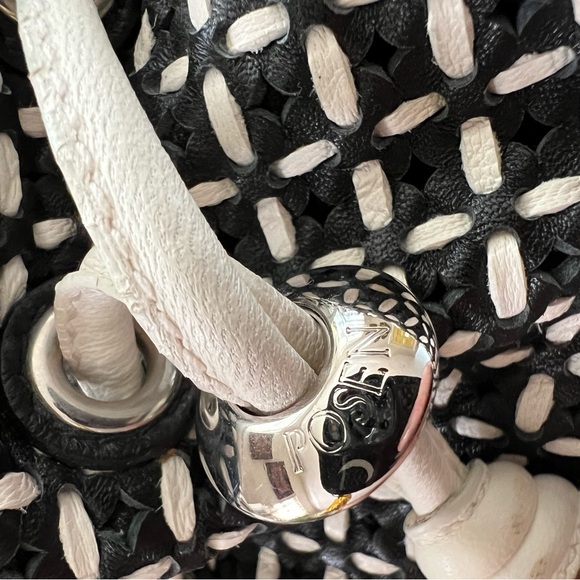 Zac Posen Italy woven leather purse handbag - Picture 4 of 16